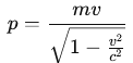 運動量の式