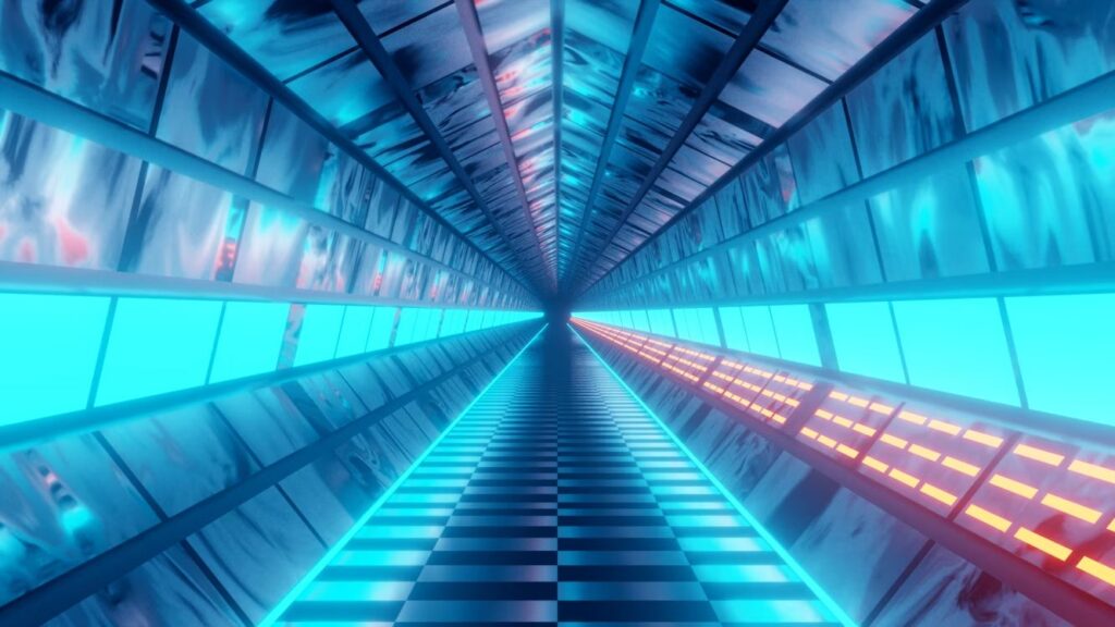 宇宙船の通路