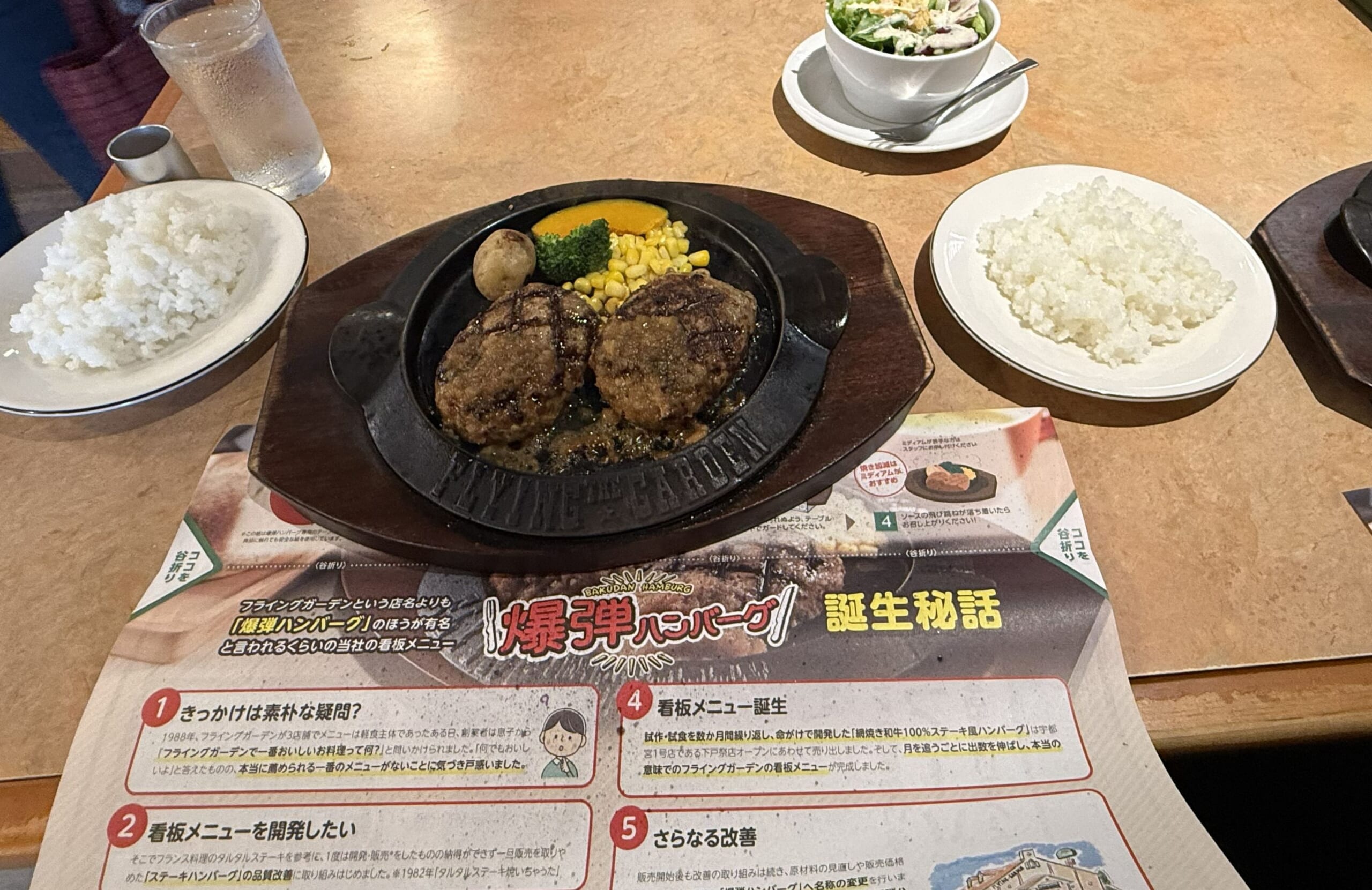 Flying Gardenの爆弾ハンバーグ-キング